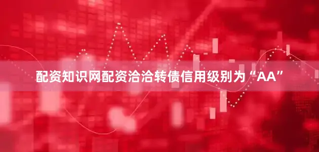 配资知识网配资洽洽转债信用级别为“AA”